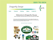 Tablet Screenshot of dragonflyhouse.co.uk